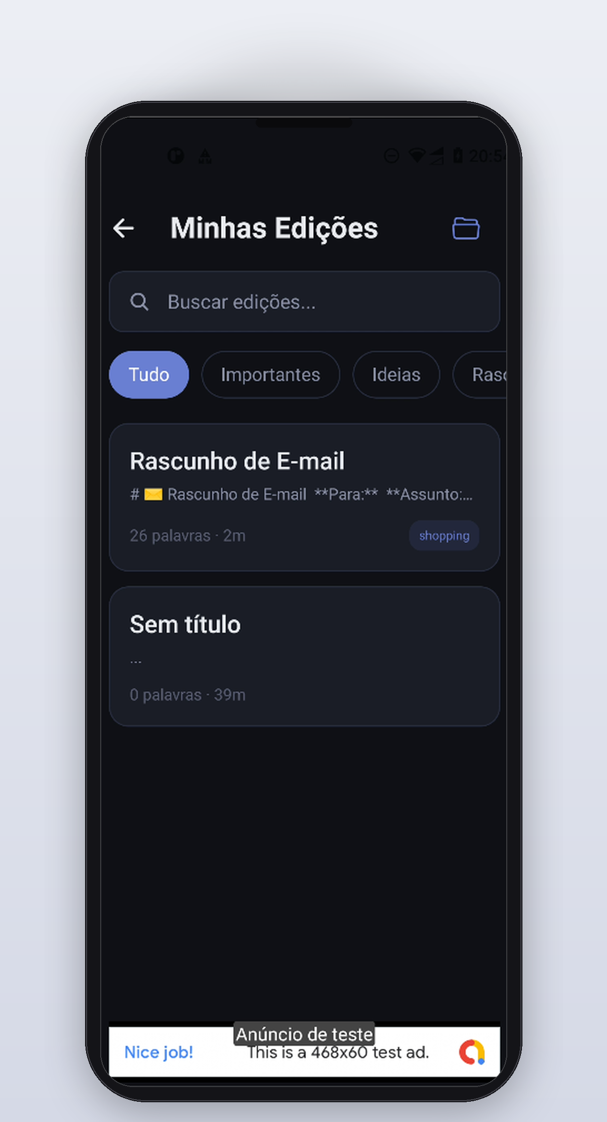 Backup Local JSON
