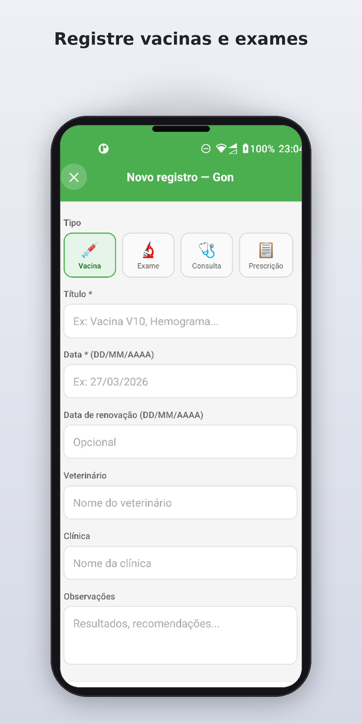 Assistente de Prescrição