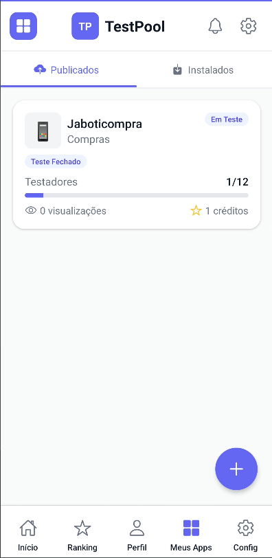 Tela 2 - Detalhes do Teste