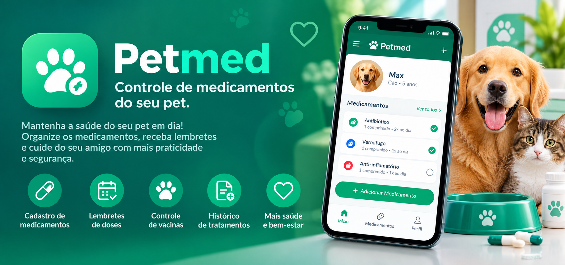 PetMed Controle de Medicação